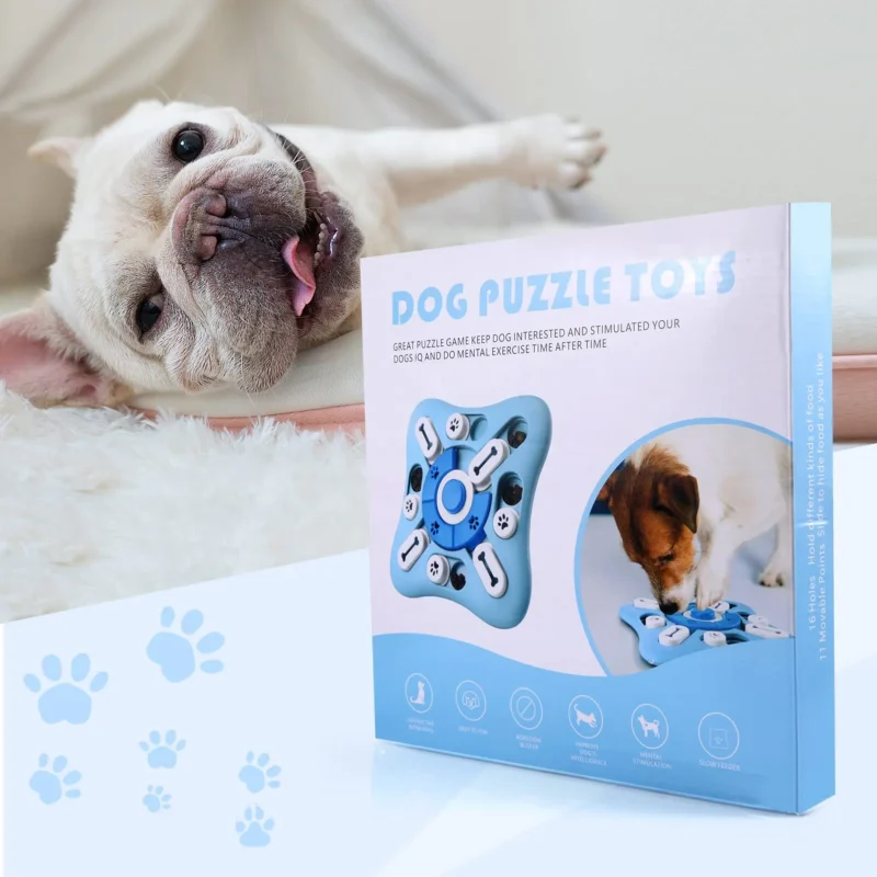 Dog Puzzle Toys Squeaky Pet Interactive Movement Toys for IQ Training - Image 7