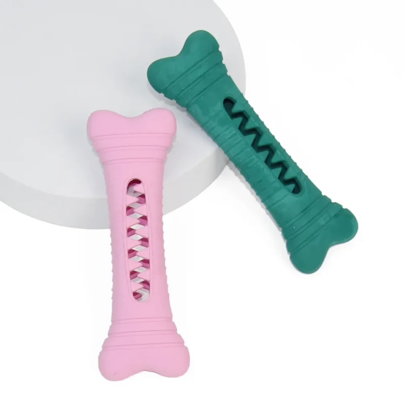 Interactive Treat Slow Feeder Tooth Cleaning Dog Chew Toy for Aggressive Chewers - Image 5