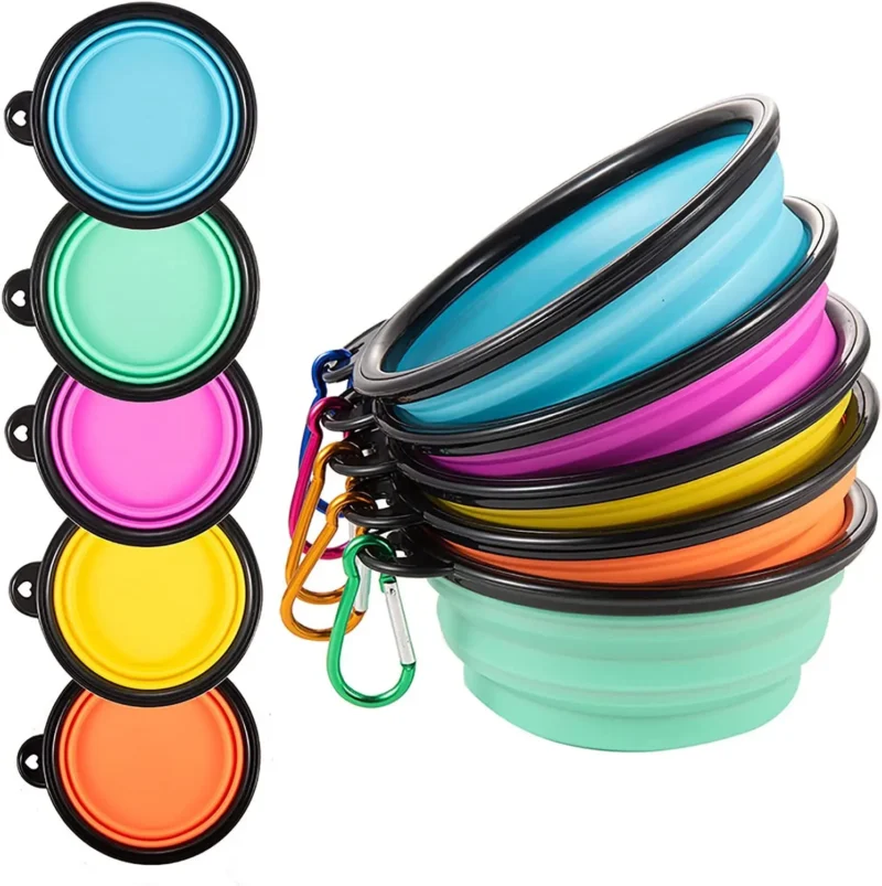 Collapsible Silicone Dog Bowl Outdoor Travel - Image 3