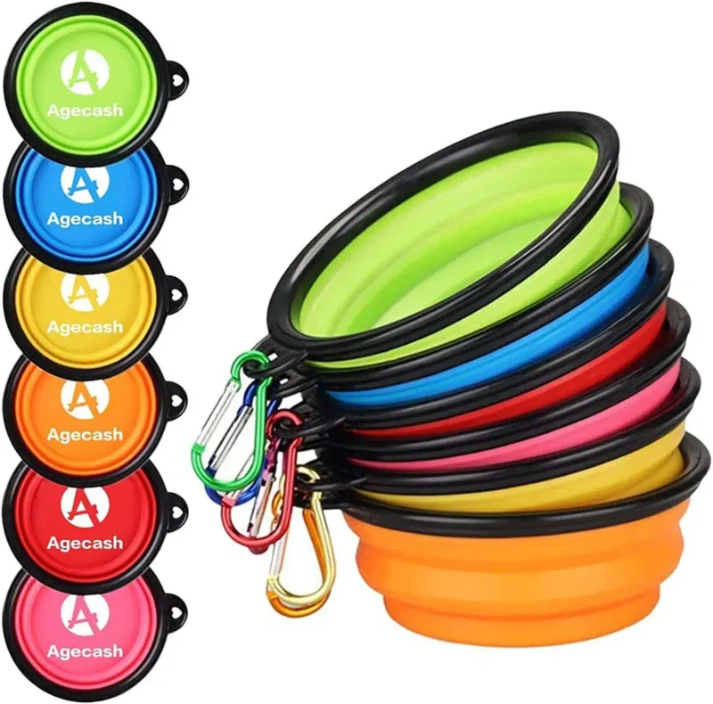 Collapsible Silicone Dog Bowl Outdoor Travel - Image 5