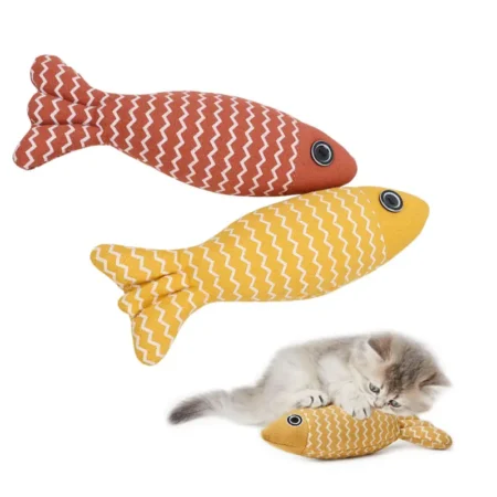 Catnip Interactive Kitten Soft Linen Chew Toy